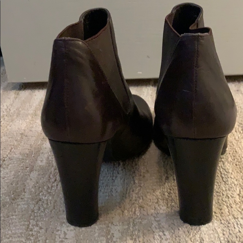 Stuart Weitzman Brown Booties - image 3